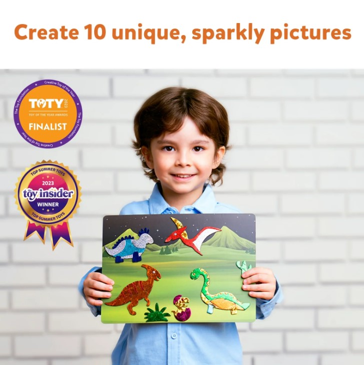 Skillmatics Foil Fun: World Of Dinosaurs Art Kit