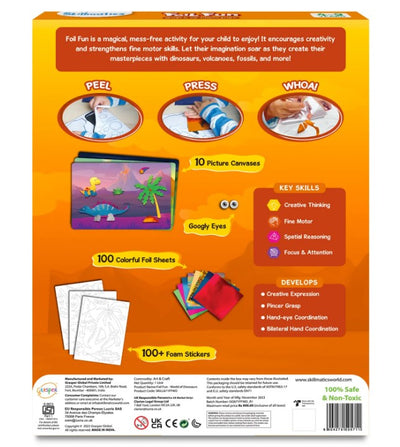 Skillmatics Foil Fun: World Of Dinosaurs Art Kit