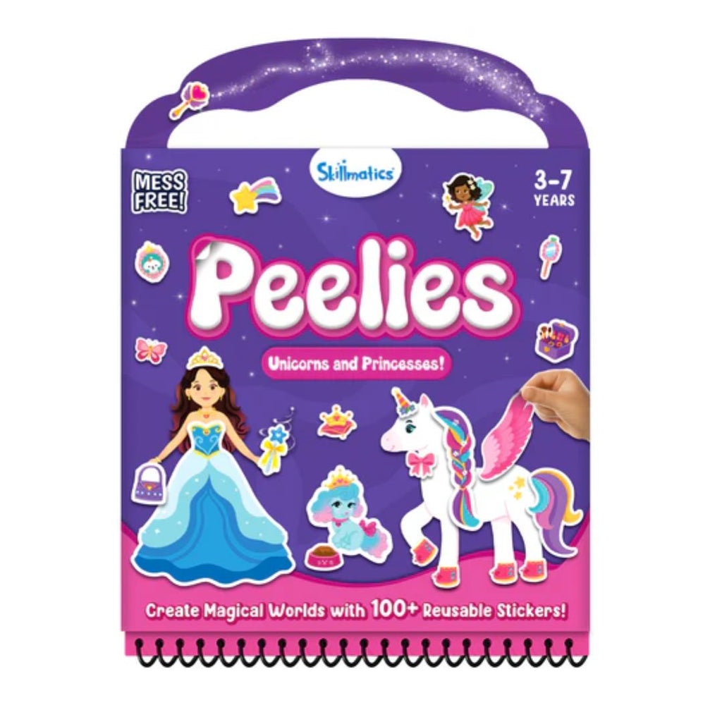 Skillmatics: Peelies Unicorns & Princesses Reusable Sticker Activity Book