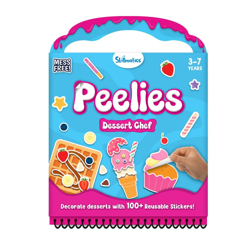 Skillmatics: Peelies Dessert Chef - Reusable Sticker Activity Book