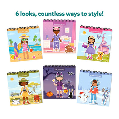 Skillmatics: Peelies - Dress Up! Reusable Sticker Activity Book