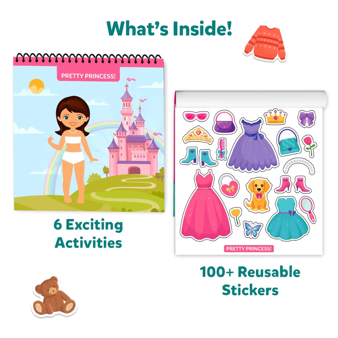 Skillmatics: Peelies - Dress Up! Reusable Sticker Activity Book
