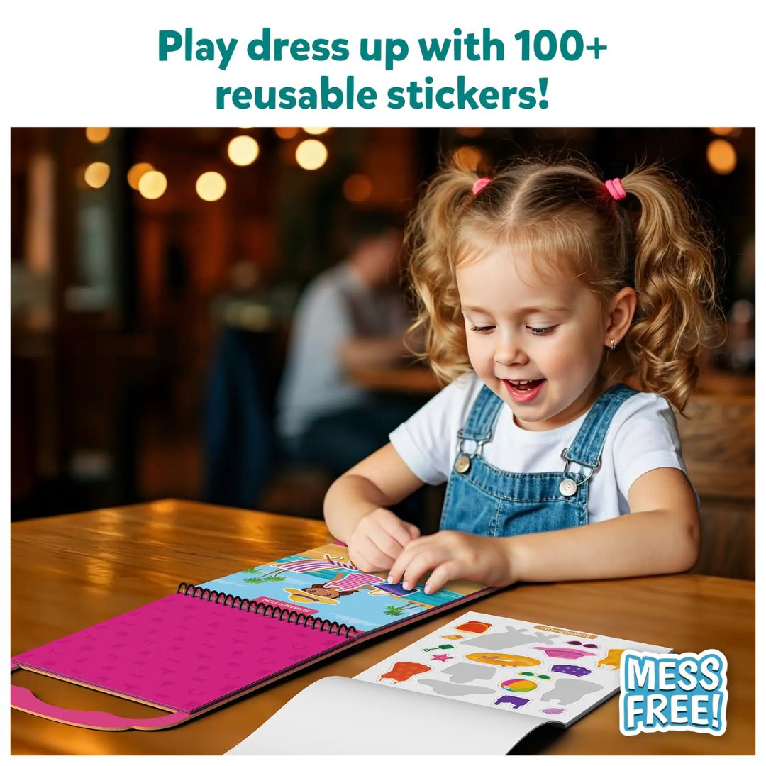 Skillmatics: Peelies - Dress Up! Reusable Sticker Activity Book