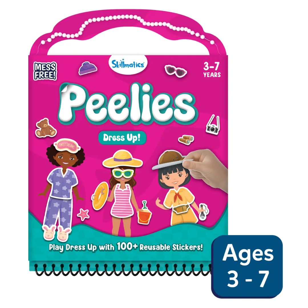 Skillmatics: Peelies - Dress Up! Reusable Sticker Activity Book
