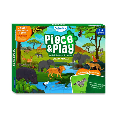 Skillmatics: Piece & Play - Amazing Animals | Floor Puzzle & Game