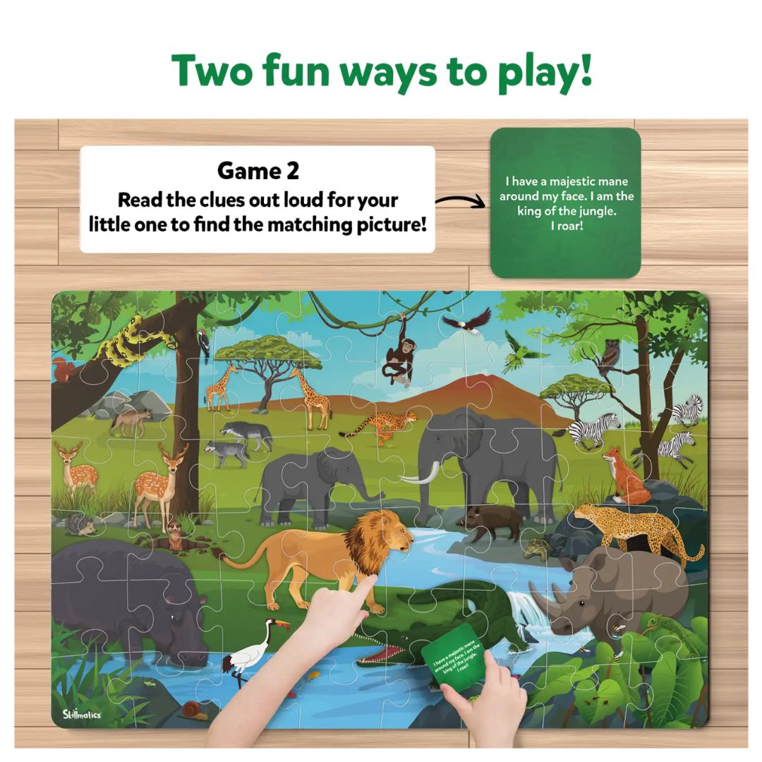 Skillmatics: Piece & Play - Amazing Animals | Floor Puzzle & Game