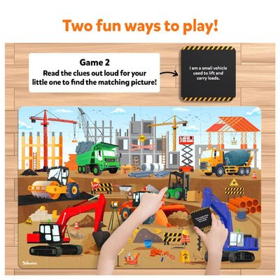 Skillmatics: Piece & Play - Construction Site Floor Puzzle & Game