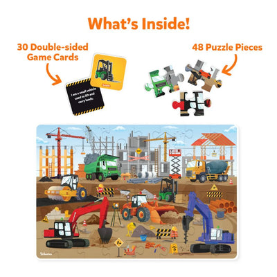 Skillmatics: Piece & Play - Construction Site Floor Puzzle & Game