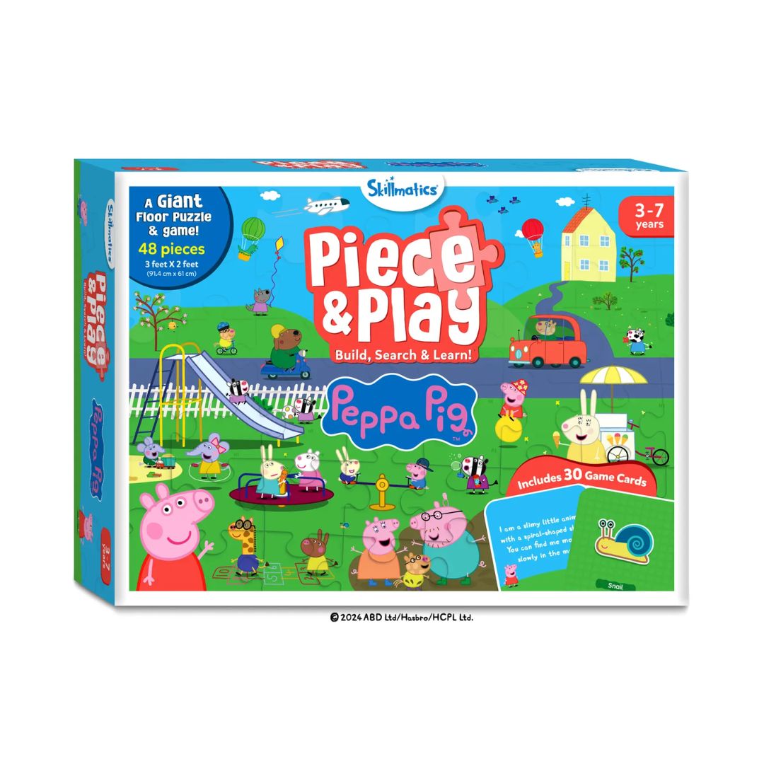 Skillmatics: Piece & Play - Peppa Pig | Floor Puzzle & Game