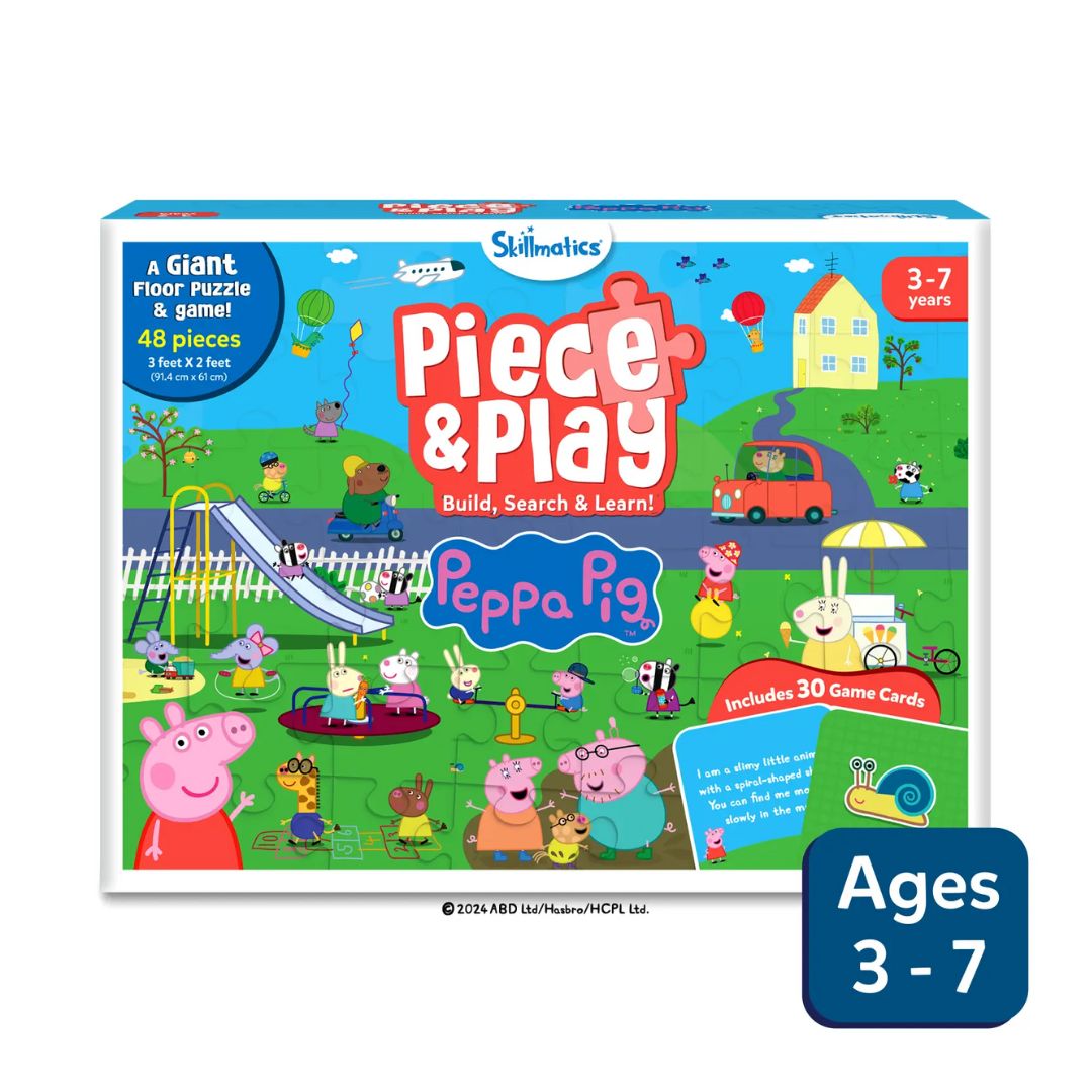 Skillmatics: Piece & Play - Peppa Pig | Floor Puzzle & Game