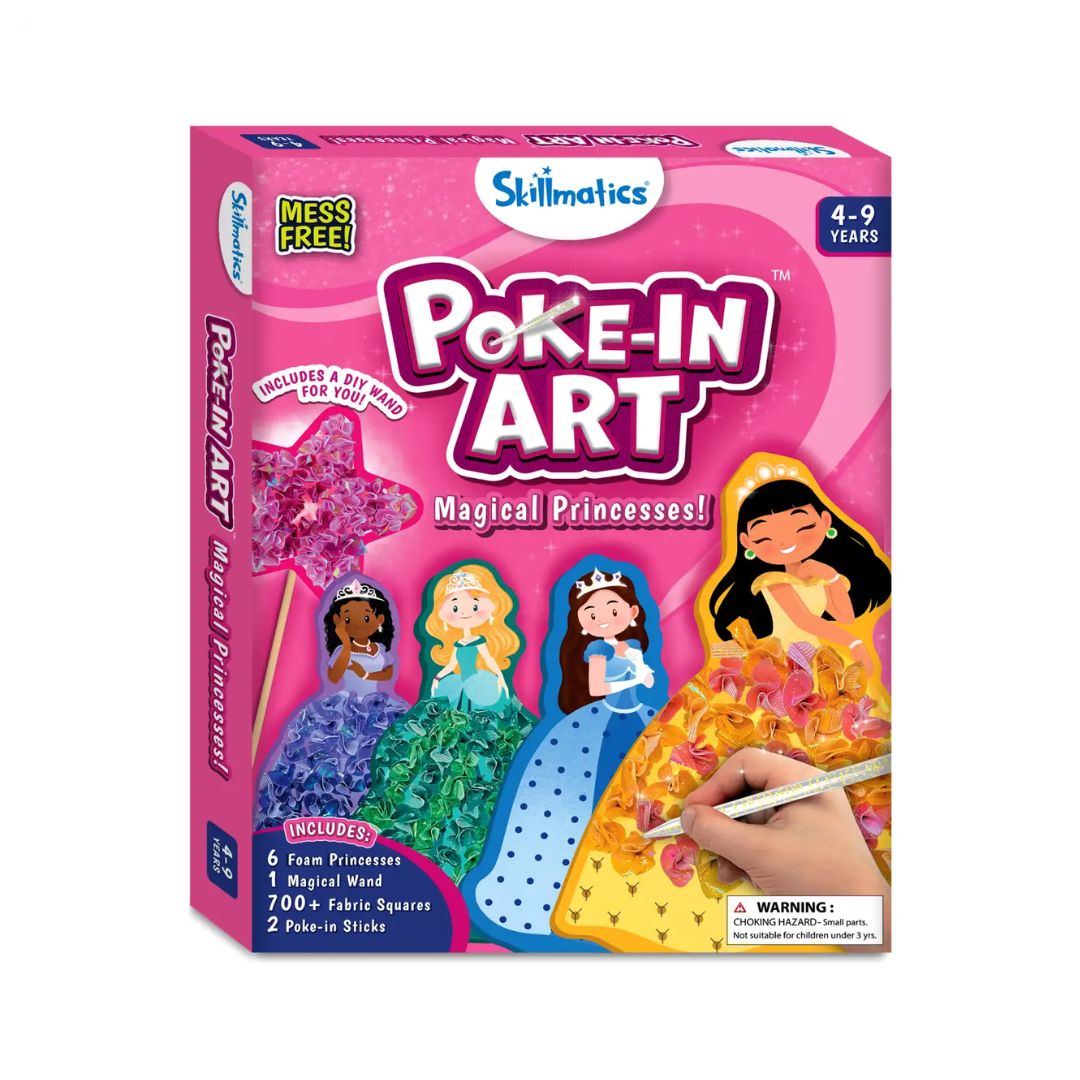 Skillmatics: Poke-in Art - Magical Princesses | No Mess Art for Kids