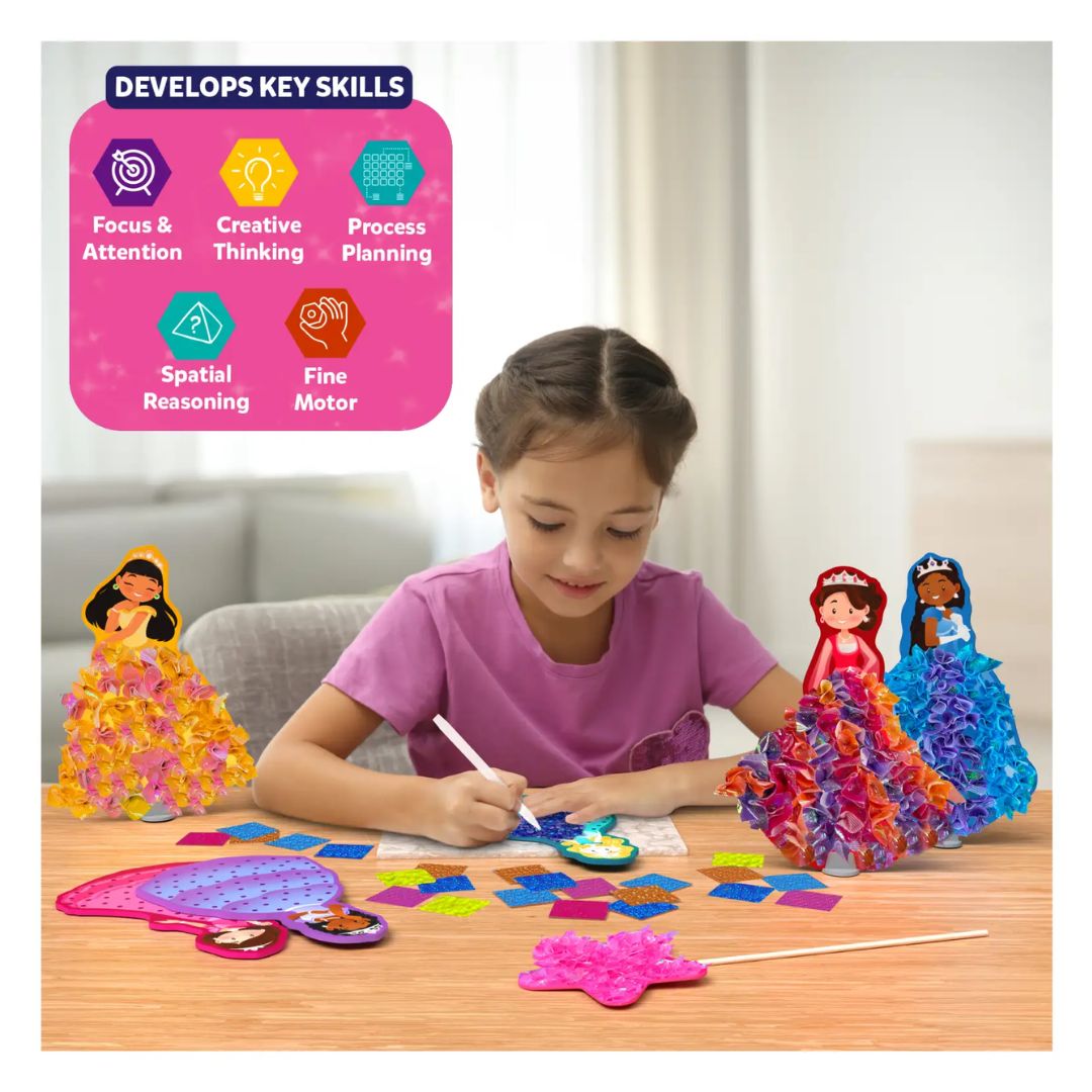 Skillmatics: Poke-in Art - Magical Princesses | No Mess Art for Kids