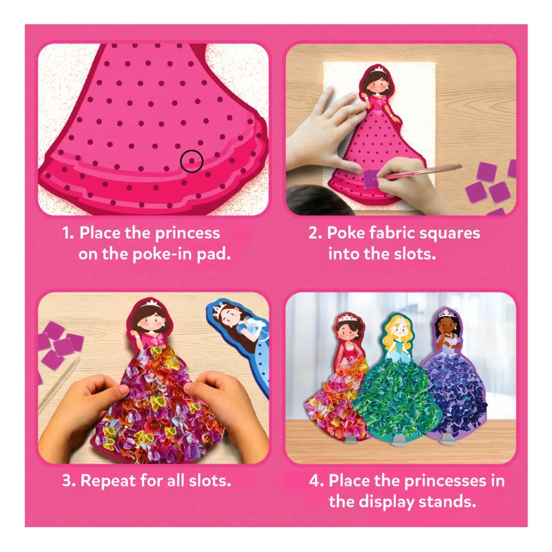 Skillmatics: Poke-in Art - Magical Princesses | No Mess Art for Kids
