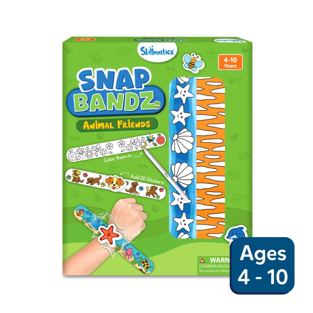 Skillmatics: Snap Bandz - Animal Friends | DIY Art & Craft Activity