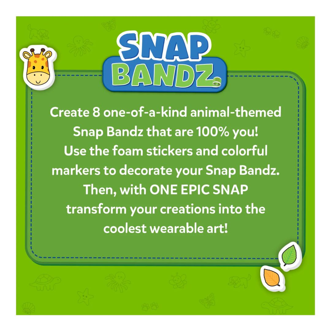 Skillmatics: Snap Bandz - Animal Friends | DIY Art & Craft Activity
