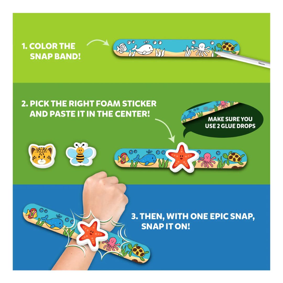 Skillmatics: Snap Bandz - Animal Friends | DIY Art & Craft Activity