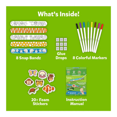 Skillmatics: Snap Bandz - Animal Friends | DIY Art & Craft Activity