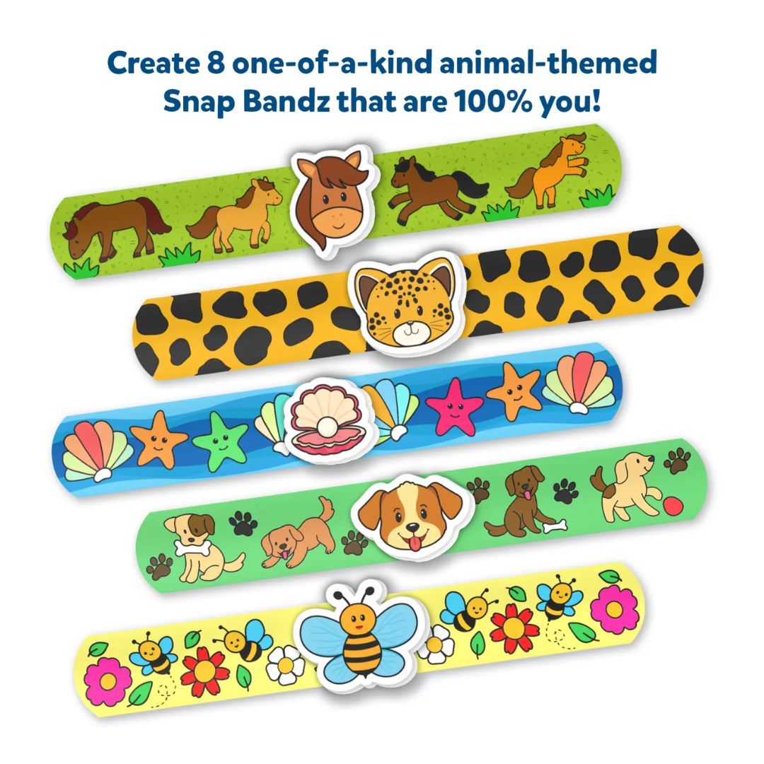 Skillmatics: Snap Bandz - Animal Friends | DIY Art & Craft Activity