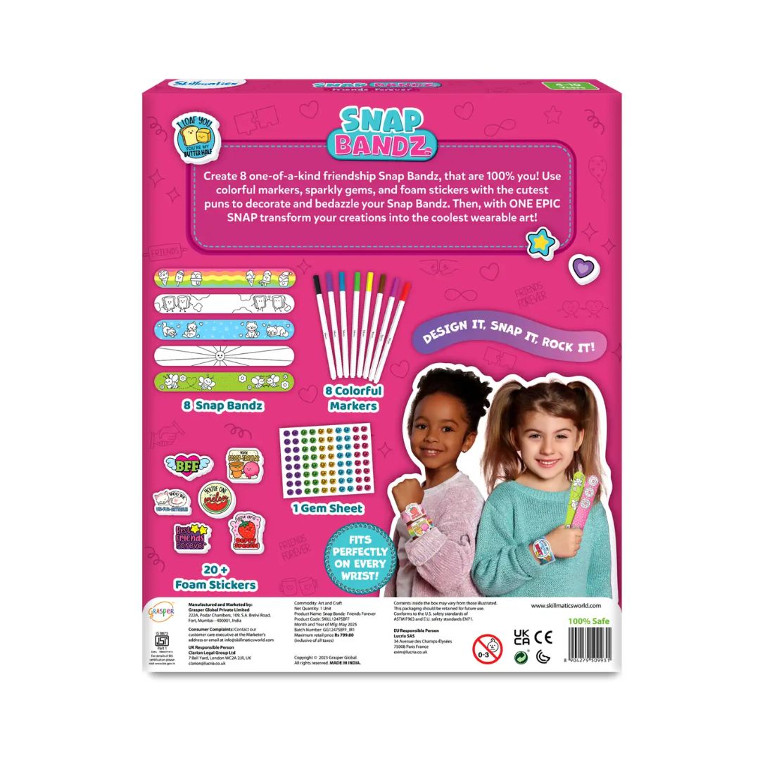 Skilmatics: Snap Bandz Friends Forever | DIY Art & Craft Activity
