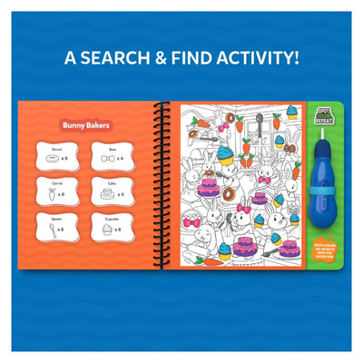 Skillmatics: Water Spotter - Animals At Play Reusable Search & Find Book