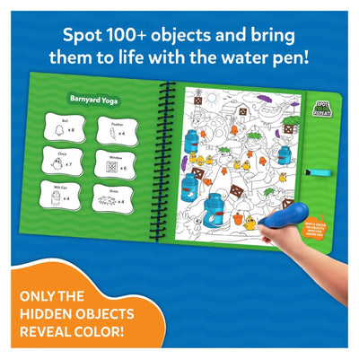 Skillmatics: Water Spotter - Animals At Play Reusable Search & Find Book