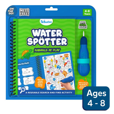 Skillmatics: Water Spotter - Animals At Play Reusable Search & Find Book