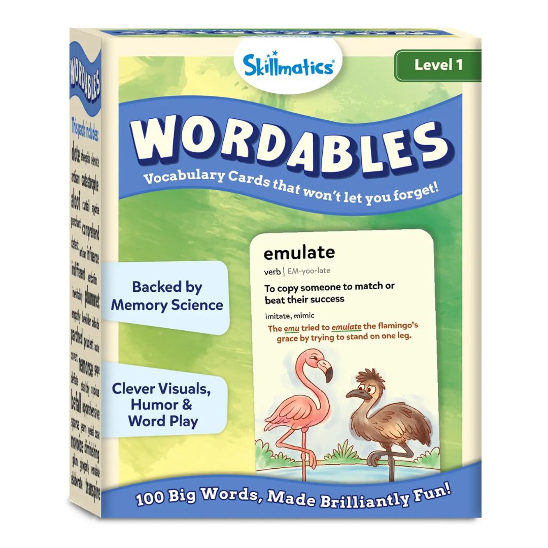 Skillmatics: Wordables - Level 1 Vocabulary Flash Cards