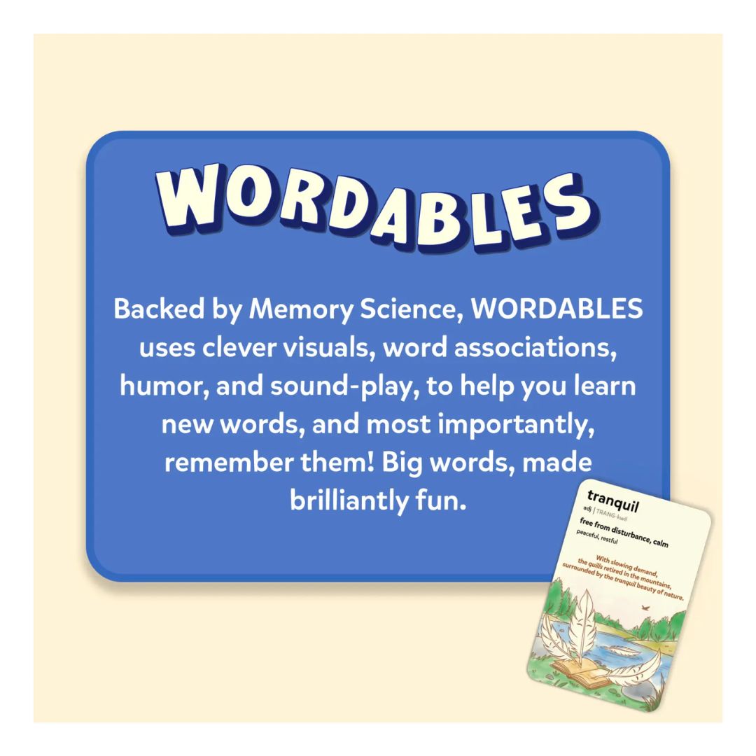 Skillmatics: Wordables - Level 1 Vocabulary Flash Cards