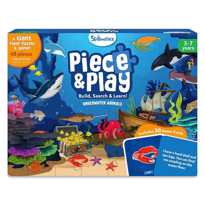 Skillmatics: Piece & Play: Underwater Animals | Floor Puzzle