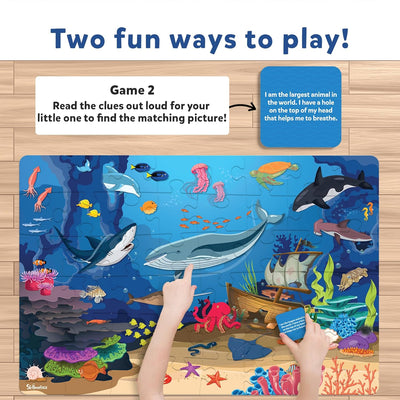 Skillmatics: Piece & Play: Underwater Animals | Floor Puzzle