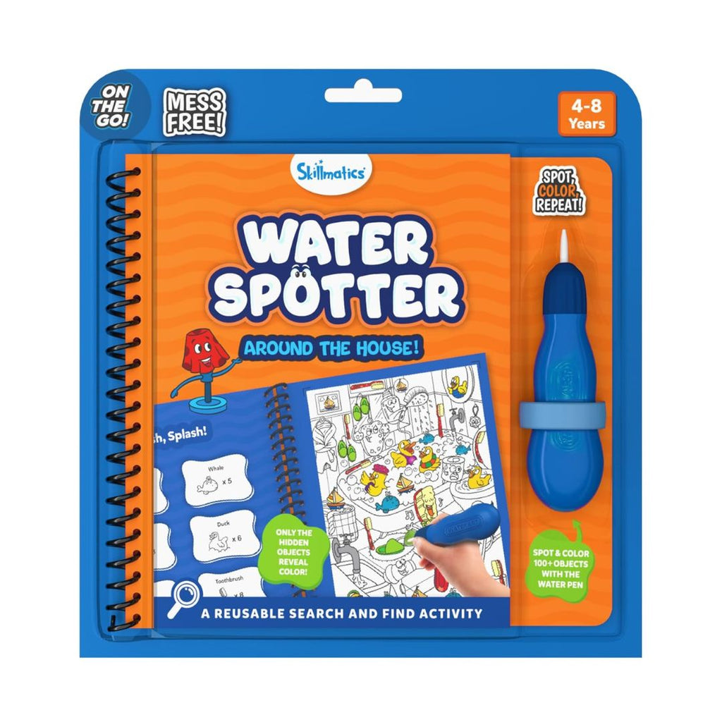 Skillmatics: Water Spotter Around The House Reusable Search & Find Book