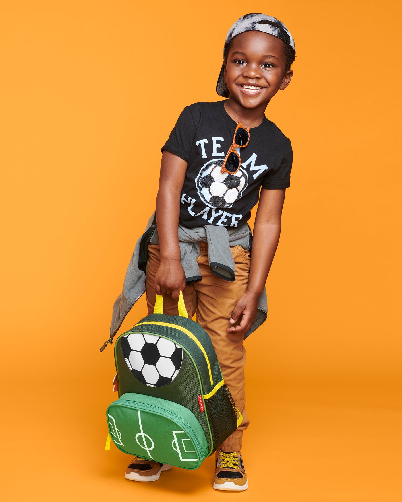 Skip Hop Spark Style Little Kid Backpack - Soccer