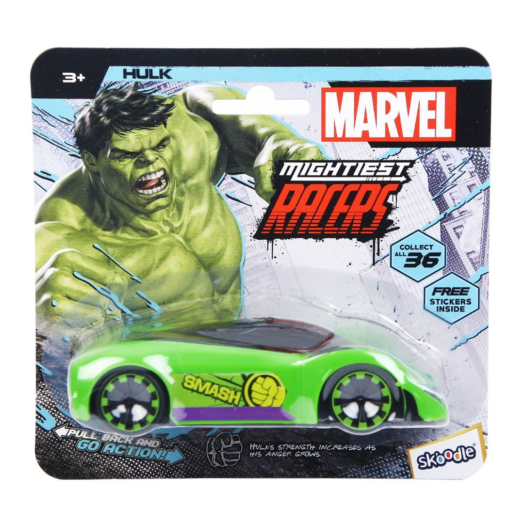 Skoodle Marvel Pull-Back Hyper Car - Hulk (HK) – Krazy Caterpillar