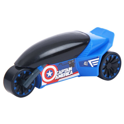 Skoodle Marvel Pull-Back Rider Bike - Captain America