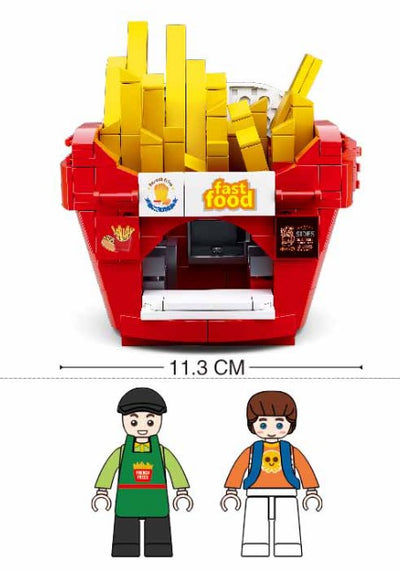 Sluban Food Court French Frites Shop Set 320 Pcs