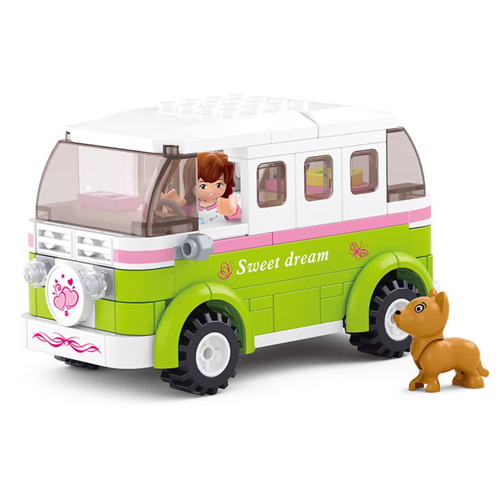 Sluban Girl's Dream Touring Wagon Set