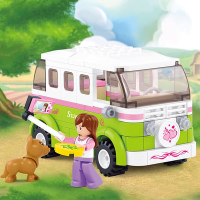 Sluban Girl's Dream Touring Wagon Set