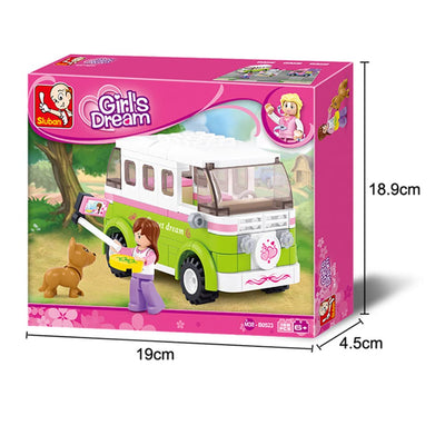 Sluban Girl's Dream Touring Wagon Set