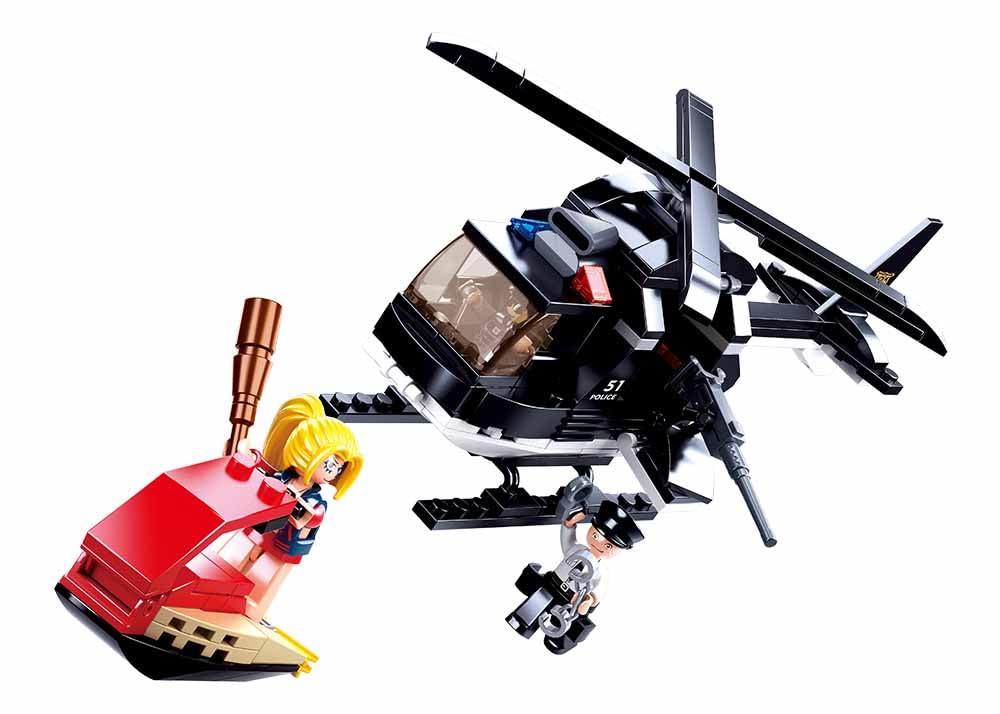 Sluban Police Assault Helicopter Set 221 PCS