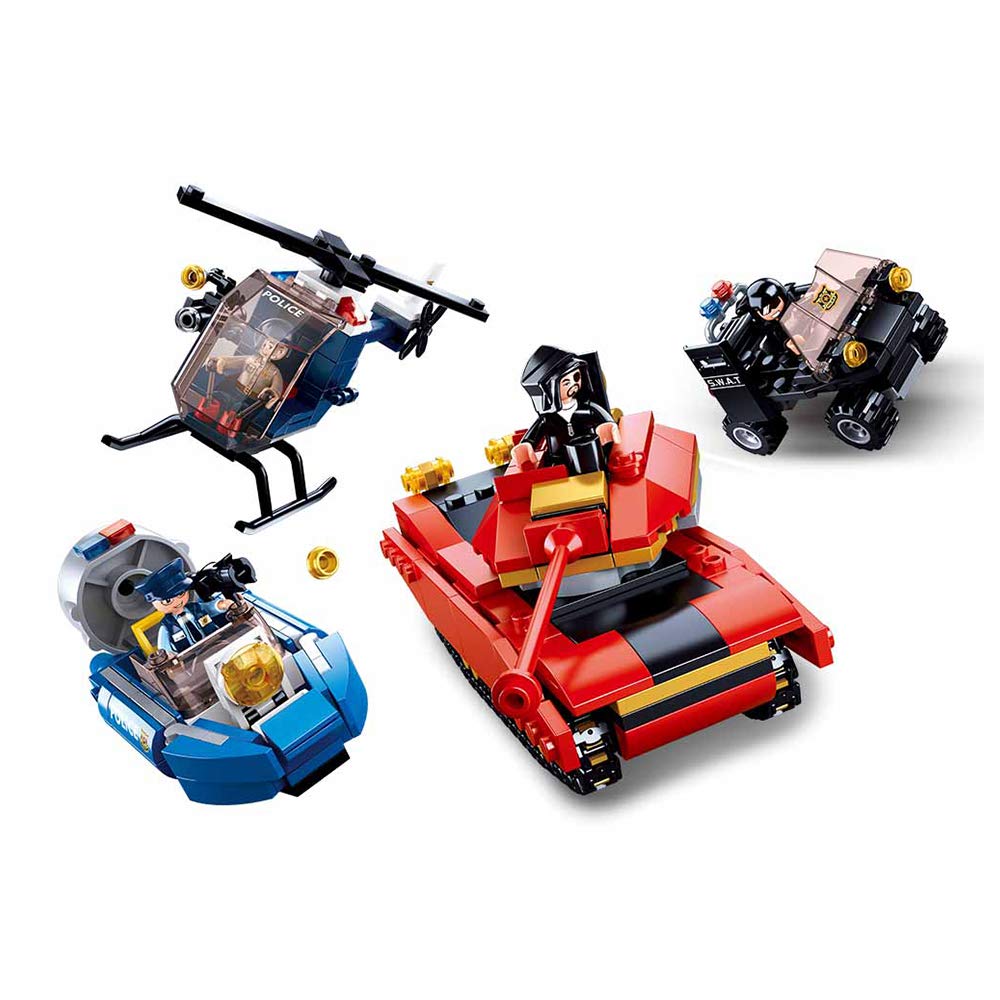 Sluban Police Tank Chase Set