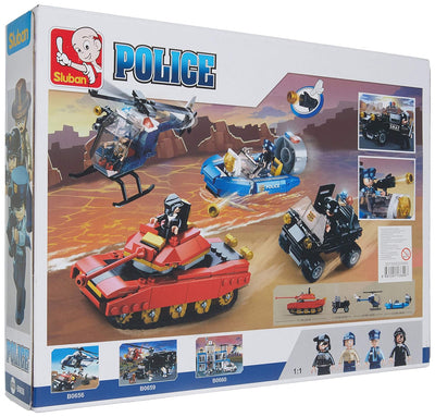 Sluban Police Tank Chase Set