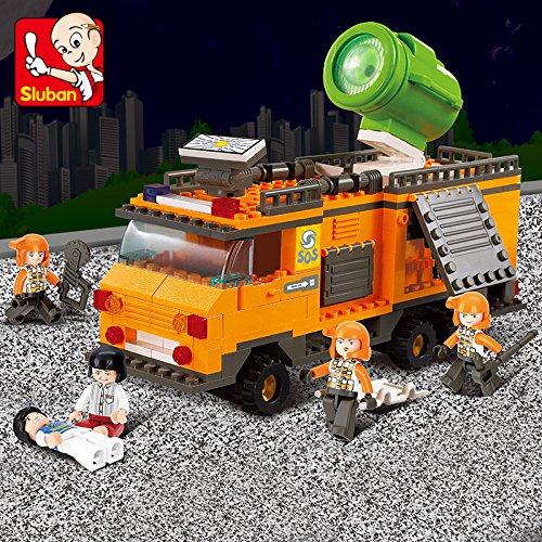 Sluban Rescue Lighting Vehicle Set 268 Psc