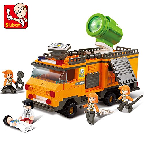 Sluban Rescue Lighting Vehicle Set 268 Psc