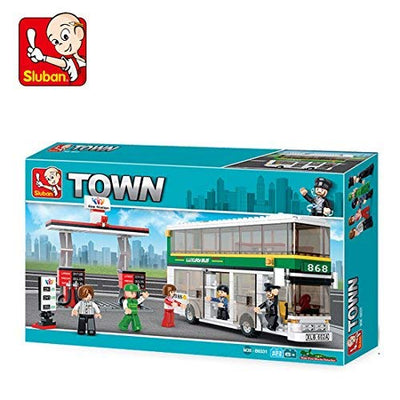 Sluban Town Double-Decker Bus Set