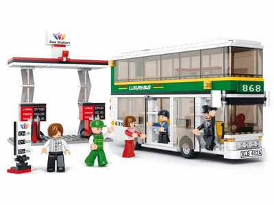 Sluban Town Double-Decker Bus Set