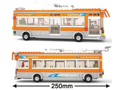 Sluban Town Trolly Bus Blocks Set