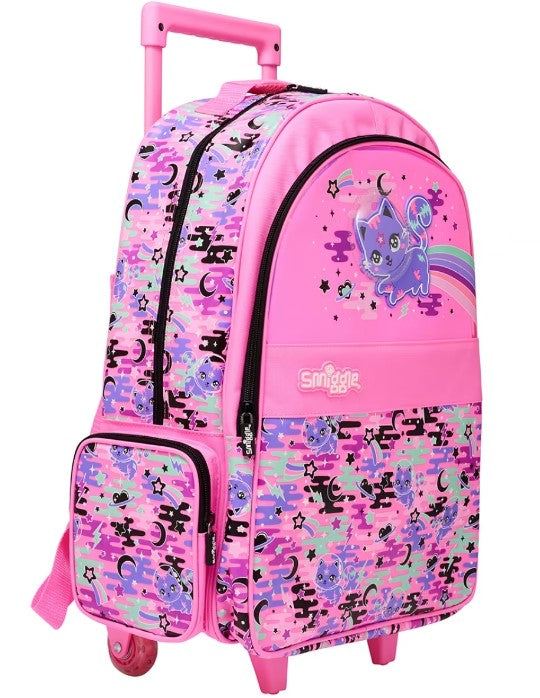 Smiggle Away Light Up Trolley Backpack