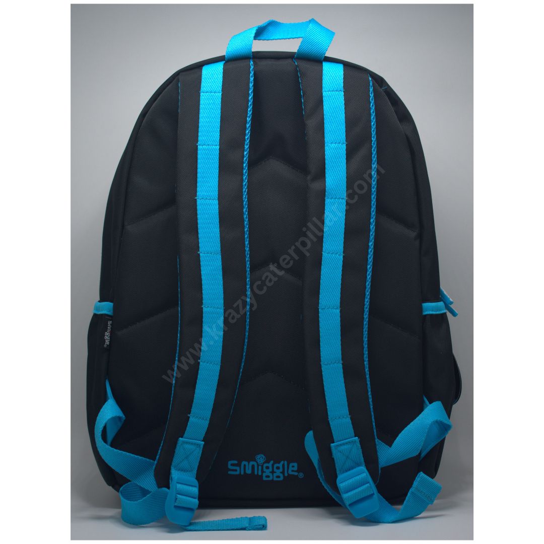 Smiggle Classic Backpack - Black Blue