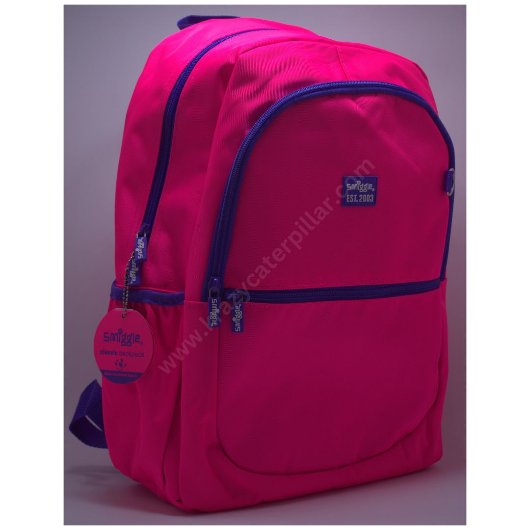 Smiggle Classic Backpack - Pink Purple