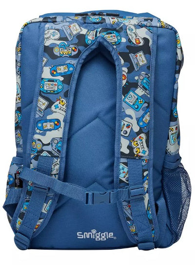 Smiggle Away Foldover Backpack Blue